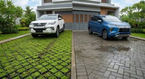 grass paver vs paving blok